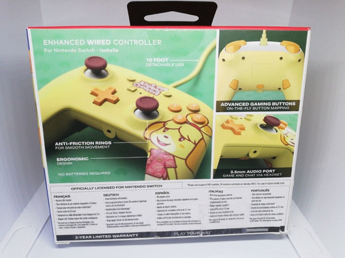 Control Powera Nintendo Switch Animal Crossing Isabelle 3m