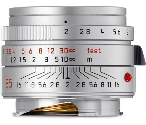 Leica Summicron-m 35mm F/2 Asph Lente (silver)