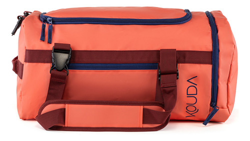 Sport Bag 2 Em 1 Kouda Ellis Cor Coral Desenho do tecido Liso