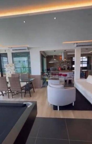 Imagem 23 de 29 de Cobertura À Venda, 400 M² Por R$ 3.990.000,00 - Canto Do Forte - Praia Grande/sp - Co0060