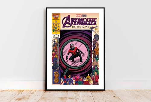 Cuadro Poster Enmarcado De Avengers 33x48cm Ant Man Marvel