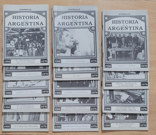 Historia De La Argentina 1966 - 1976 - Cronica Hyspamerica