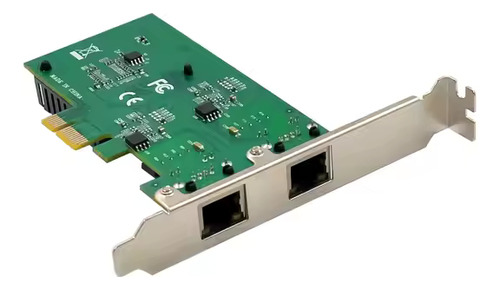 Placa De Rede Pcie X1 Realtek Rtl8125b Dual-port 2.5gbe Nic