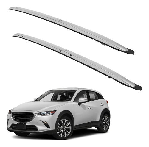 2 Barras Transversales Para Mazda Cx-3 2016-2019 Rieles Late