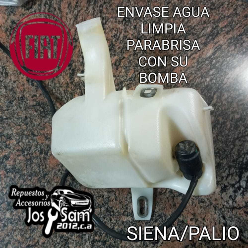 Deposito Agua Limpia Parabrisa Siena / Palio