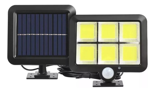 Lampara Led Panel Solar Sensor De Movimiento Smt-f120 *itech