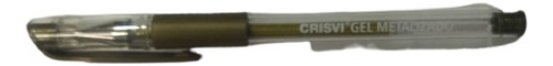 Bolígrafos Gel Metalizado Crisvi  X 02 Unidades