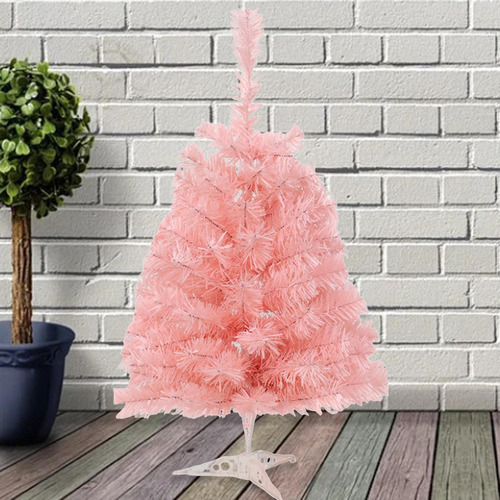 W De Navidad Rosa Sin Iluminar De 2 Pies, Árbol Pequeño De