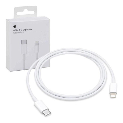 Cargador iPhone 20w Carga Rápida Completo Original