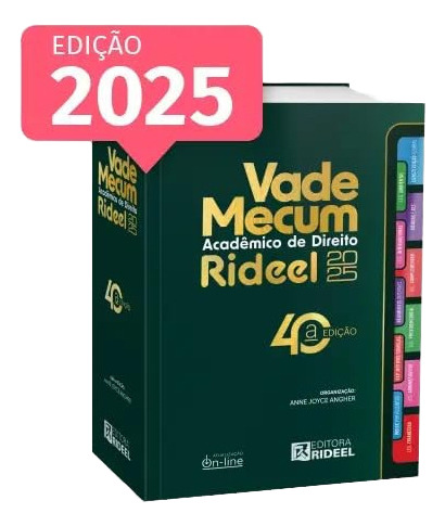 Livro Vade Mecum Acadêmico De Direito Rideel 40 Edição 2025