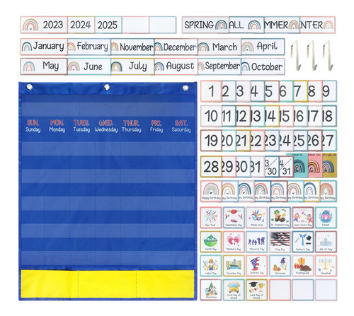 Calendario Gráfico De Bolsillo Calendario De Enseñanza