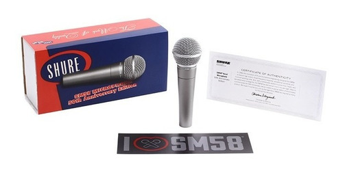 Imagen 5 de 10 de Microfono Shure Sm58 A-50 Edicion Limitada 50 Aniversario!!