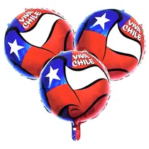 Comprar Globos Decoracion Fiestas Patrias Globos Fiestas Patrias Chilenas Metalicos 45cm Qatarshop 3 Unidades Decoracion Dieciochera Bandera Globos Metalizados