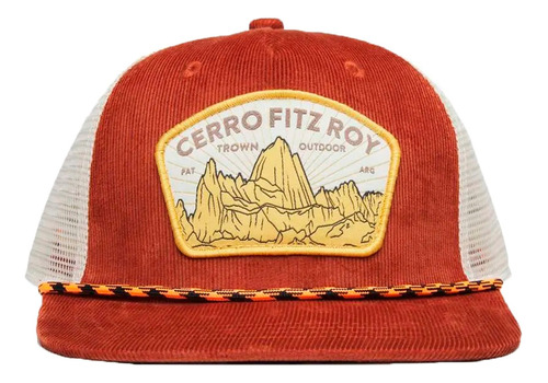 Gorra Trown Lifestyle Unisex The Fitz Cord Ladrillo Beig Cli