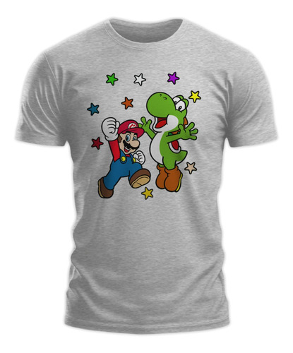 Polera Gustore De Mario Y Yoshi