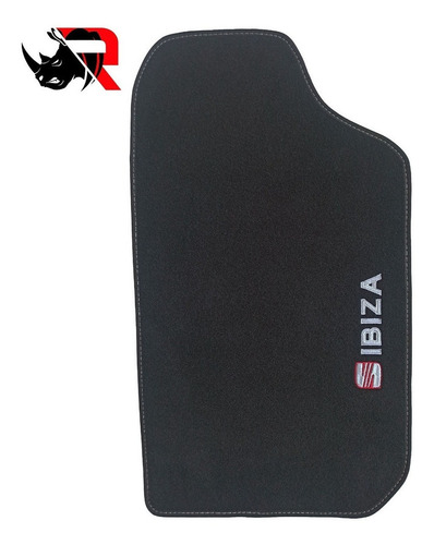 Imagen 3 de 5 de Tapetes Compatibles Con Ibiza Seat Blanco - Rojo