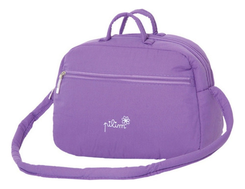 Bolso Maternal Con Cambiador Y Bolsillo Exterior - Pilim Color Lila