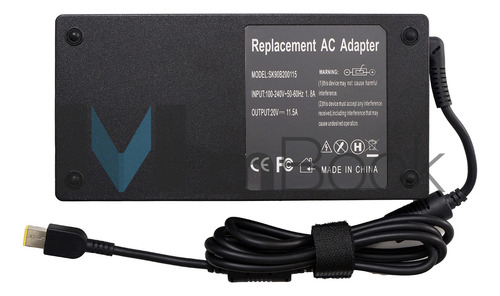 Fonte Carregador Lenovo 20v 11.5a Pino Usb 230w Cor Preto