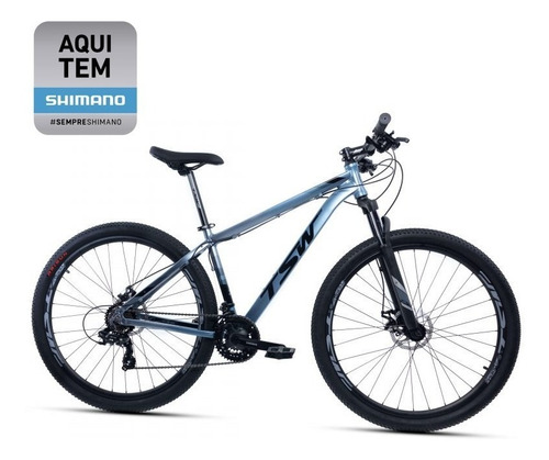Bicicleta Tsw Ride 2019 Bike Mtb Aro 29 Cinza Pronta Entrega