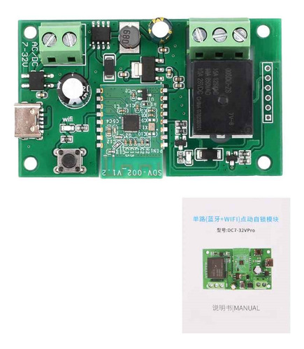 Relay Relé Wifi App Pro Usb C 7v-32v Proton Garage Etc