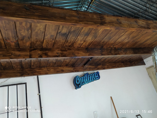 Imagen 2 de 9 de Entrepiso Madera Como Nuevo Pintado, Super Resistente