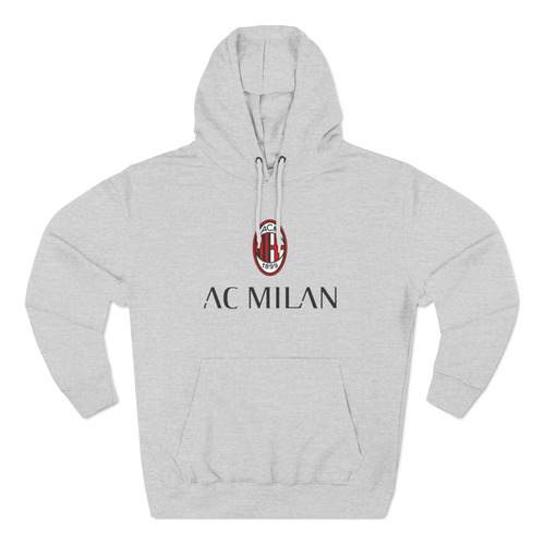 Buzo Canguro Algodon Futbol Retro Ac Milan De Italia 