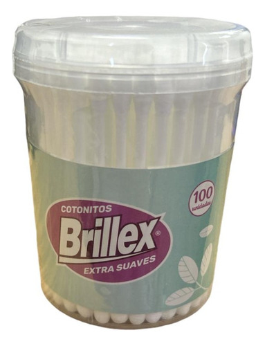 Cotonitos Marca Brillex Extra Suaves 100 Unidades