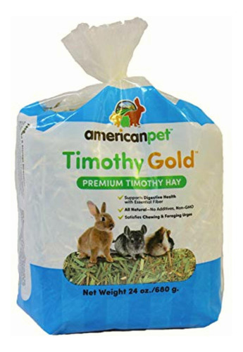 American Pet Am00040 Pasto Timothy Gold, Bolsa De 24oz