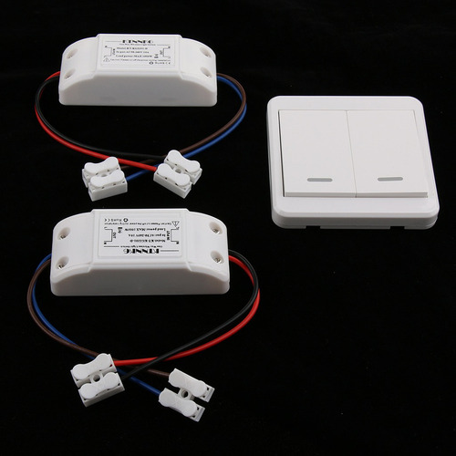 Interruptor Inalámbrico Rf De Doble Canal Ac85-260v