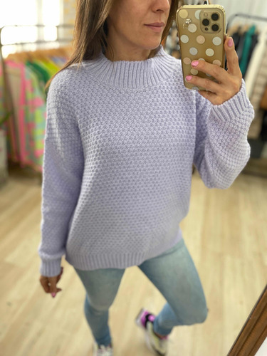 Sweater Pullover Tramado Mujer The Big Shop