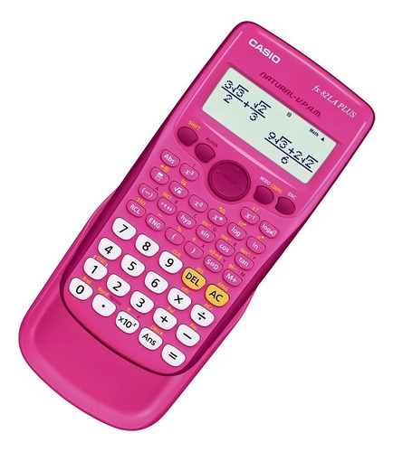 Calculadora Científica Casio Fx-82la Plus - Rosa