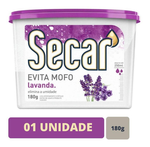 Anti Mofo Desumidificador Secar Lavanda 180g