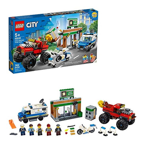 Lego City Police Monster Truck Heist 60245 - Juguete De Poli
