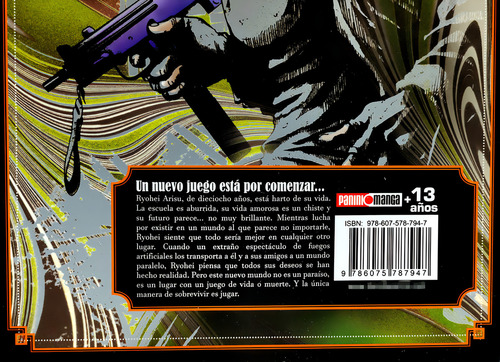 Alice In Borderland Vol 1 y 2 De Haro As, Editorial Panini Manga Tapa Blanda Edición 1a En Español 2024