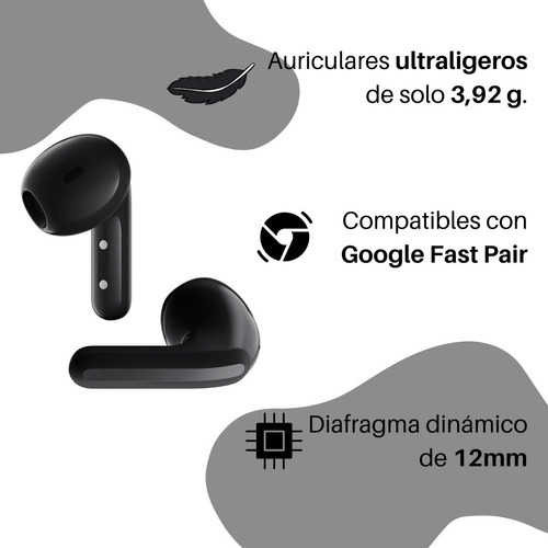 Imagen 6 de 8 de Auriculares In-ear Inalámbricos Xiaomi Redmi Buds 4 Lite