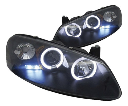 Faros Stratus 01-06/ Cirrus 01-03 Con Ojo De Angel Y Leds