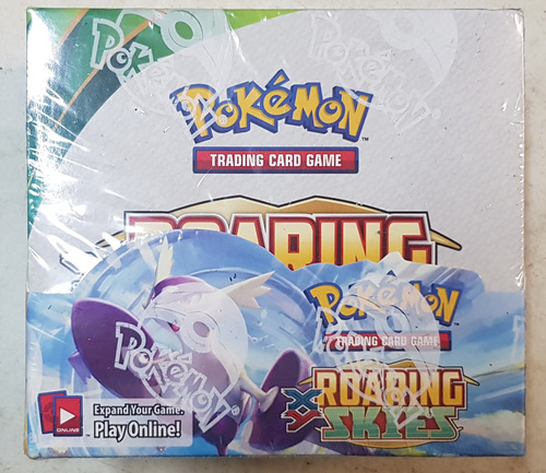 Caja De Sobres De Pokemon Tcg Roaring Skies Nueva Y Sellada