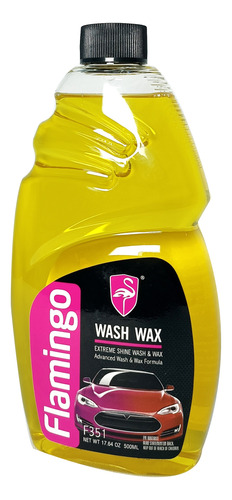 Shampo Con Cera Wash Wax Flamingo Brillo 500ml F351