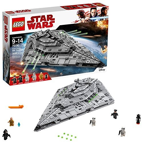 Star Wars Episodio Viii First Order Star Destroyer 75190 Kit