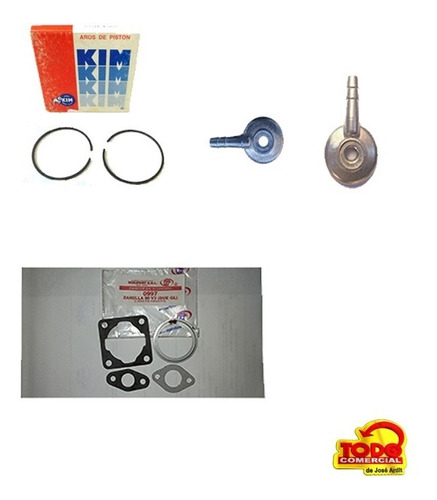 Kit Aros / Junta Cabezal / Pipeta Carburador Zanella 50. Tc