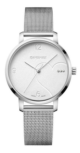 Reloj Metropolitan Donnissima Wenger Plata Blanca