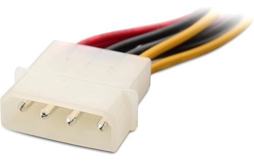 Cable Adaptador En Y De 4 Pines A Doble Sata Molex 3-pack