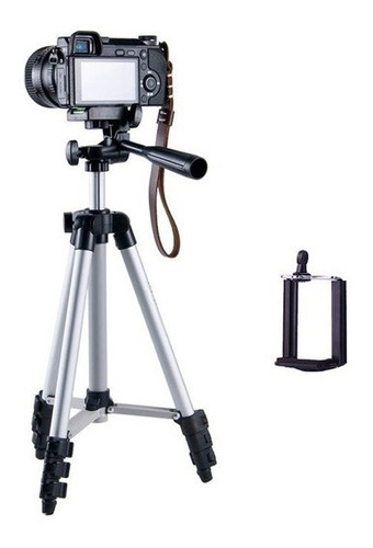 Tripé Em Alumínio Até 1,20m Para Câmeras Smartphone TriPod