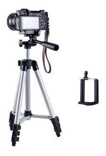 Tripé Em Alumínio Até 1,20m Para Câmeras Smartphone TriPod