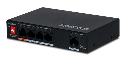 Sf 500 Hi-poe Switch 5 Portas 10/100 Com 4 Portas Poe+ 