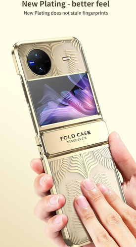 A Capa Dobrável Com Dobradiça Para Vivo X Flip, Ultrafina,