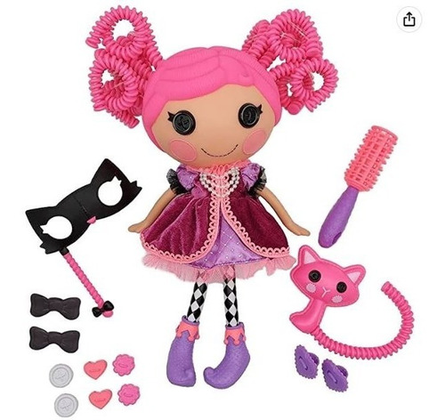 Lalaloopsy Silly Hair Doll Confeti Carnaval Con Gato