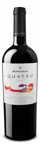 Caja De 12 Vino Tinto Montgras Reserva Quatro 750 Ml