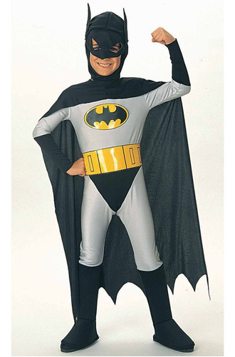 Disfraz Talla: S 4-6 Para Niño De Batman,  Halloween