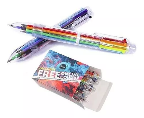 Bolígrafo Pluma Esfero Bolígrafo - Multicolor Pens - 24 Pack